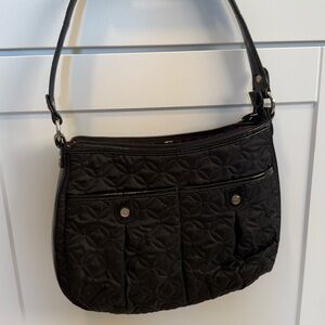 Vera Bradley Black Quilted Shoulder Bag
